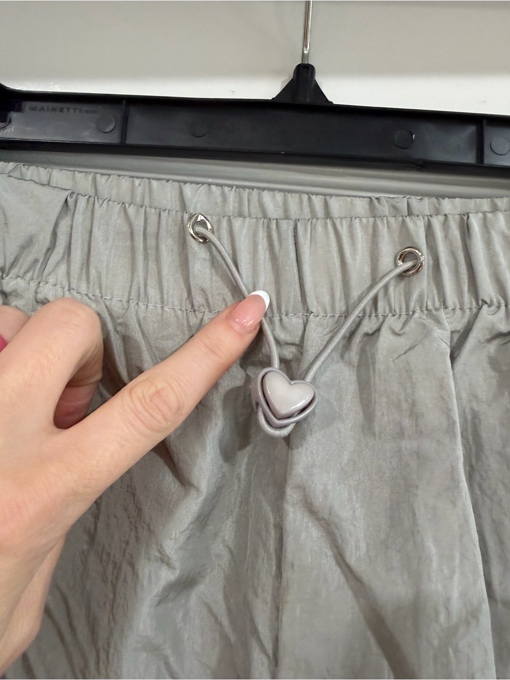 COCO & SHAY Light Gray Elastic Waist Pants large - Picture 6 of 10